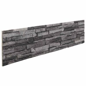 vidaXL Nástěnné panely 10 pcs Antracit 100 x 25 cm EPS pěna
